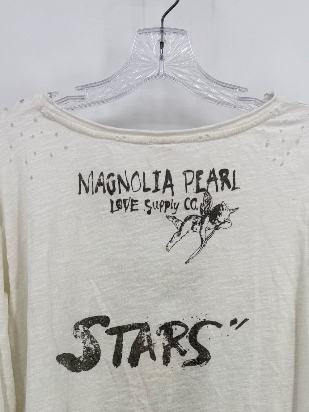 Magnolia Pearl Moon Phases Long-sleeve Tee T-shirt Cotton Ivory One Size - Picture 6 of 10